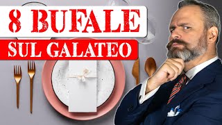 Sfatiamo 8 FALSI MITI sul GALATEO in cui cadono molti [upl. by Elaen]