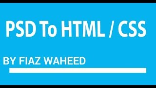 PSD to HTMLCSS ConversionLec6 Create a Complete Website in UrduHindi [upl. by Etnor373]