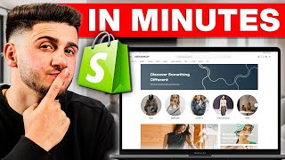 How to Design A Shopify Store in Minutes StepByStep [upl. by Hares911]