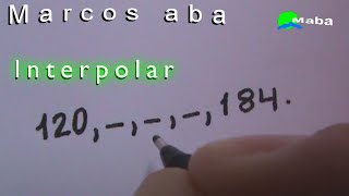 Interpolar meios aritméticos em uma PA  aula 10 [upl. by Ark]