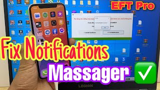 Fix Notifications After Bypass iCloud with EFT Pro [upl. by Anwad]