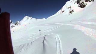 Solden Ski Tunnel to Tiefenbach Glacier [upl. by Adnaval]