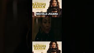 RAQUEL THOMAS KILLS JULIANA  POWER BOOK 3 Raising Kanan  Season 3  Episode 8 quotReckoningsquot [upl. by Domella7]