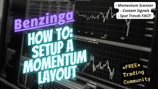 Benzinga Pro Setting Up A Day Trading Workspace  Scanners  Signals  Momentum Layout [upl. by Ladnyk353]