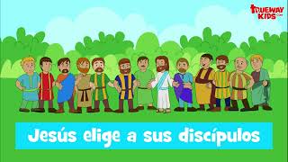 Jesús elige a sus discípulos  Historia bíblica para niños [upl. by Bertle]