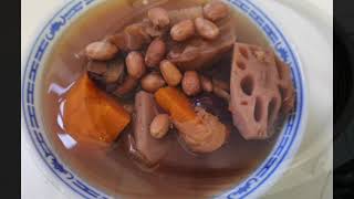 CARROT KUDZU ROOT AND LOTUS ROOT SOUPCHINESE SOUP RECIPE Mhel Alperez [upl. by Akemrej683]