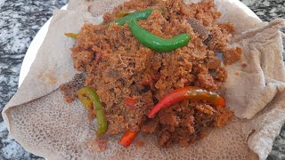 Ethiopianfood📌የድርቆሽ ፍርፍር አሰራር Dirkosh Firfir Recipe Aster sima Tube [upl. by Initsed822]