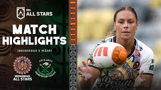 NRLW All Stars 2024  Indigenous All Stars v Māori Ferns  Match Highlights [upl. by Anatniuq]