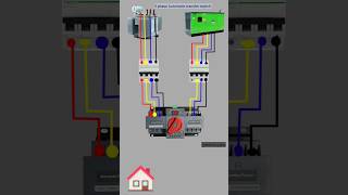 3phase automatic transfer switch ka connection karehow to connect 3phase automatic transfer switch [upl. by Enimasaj]