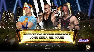 John Cena vs Kane Undisputed Championship – Special Referee The Undertaker [upl. by Maighdiln162]