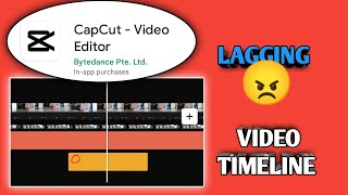 Capcut LaggingHangGlitch problem [upl. by Nishi]