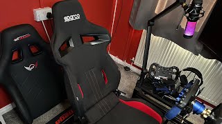 Sparco R333 racing seat on the GT Omega Prime cockpit [upl. by Ahtan]