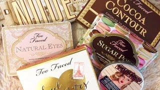 COMPRINHAS IMPORTADAS ACUMULADAS TOO FACED ATELIER PARIS E THE BALM [upl. by Favian]