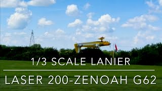 13 Scale Lanier Laser 200 with Zenoah G62 [upl. by Sharos]