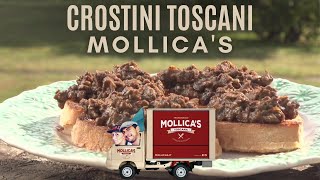 CROSTINI TOSCANI CON I FEGATINI  Le ricette del Mollicas [upl. by Eignav428]