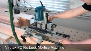 Cutting Large Mortises With A Lock Mortiser [upl. by Plumbo]