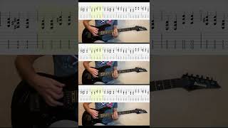 Rammstein  Sonne Guitar chorus 3 amp Tabs rammstein guitarcover guitartabs sonne shorts [upl. by Curzon]