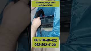 Dubinsko pranje klima uređaja od 4000din dubinskopranje dubinskociscenje beograd airconditioner [upl. by Aioj]