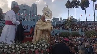 Eucharistic procession in Shillong [upl. by Reiners]