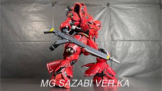 Master Grade Sazabi VerKa  Mobile Suit Gundam Char’s Counterattack ￼ [upl. by Golliner]