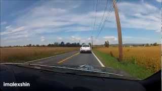 Nissan GTR gets AIRBORNE then crashes on Backroad ORIGINAL [upl. by Bathsheba219]