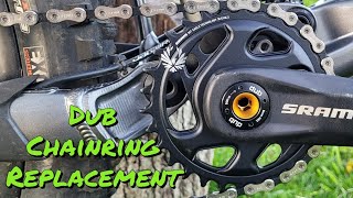 SRAM Chainring Replacement  XSync 2 Chainring  Installation Tips and Tricks [upl. by Spatz806]