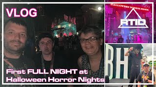 Our First Full Night at Halloween Horror Nights 2024 HHN33 Universal Orlando [upl. by Uahc]