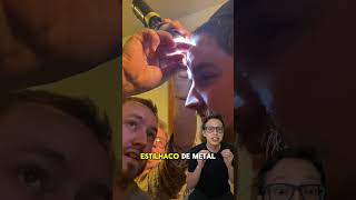 Retirando Metal da Testa com Imã 😱🧲medcina medico enfermagem saude enfermeiro enfermagem ima [upl. by Doreen]