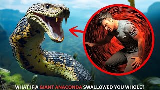 What If You Were Swallowed by an Anacondaanaconda anacondachallengeanacondalovers anacondamovie [upl. by Mackey57]