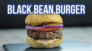 Black Bean and Mushroom Burger [upl. by Adneral]