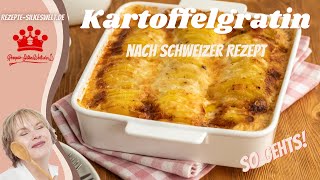 Kartoffelgratin nach schweizer Rezept Silkeswelt kartoffelgratin [upl. by Kcirdek737]