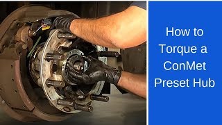 Properly torque a ConMet PreSet hub [upl. by Aldon]