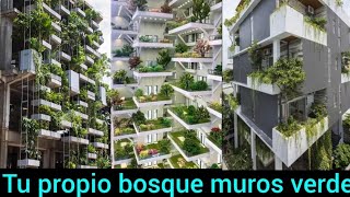 Los edificios y Zoteguelas verdes más increíbles del mundo vegetación plantas y arboles dan vida [upl. by Pacifica644]