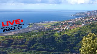 Madeira Airport RADAR LIVESTREAM 03042024 ✈📡 LIVE ATC ON [upl. by Courtland69]