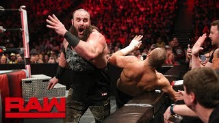 Braun Strowman vs Sami Zayn – Falls Count Anywhere Match Raw May 13 2019 [upl. by Gwenn]