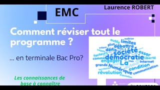 Terminale BAC PRO Révisions en EMC [upl. by Horwath]