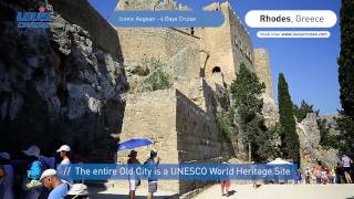 4 Days Cruise Iconic Aegean  Mykonos Kusadasi Patmos Rhodes Heraklion Crete Santorini [upl. by Olrac]