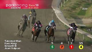 Race 10 092124 250000 Grade III Turf Monster Stakes [upl. by Eelinnej]