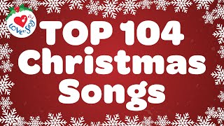 Top 104 Christmas Songs and Carols with Lyrics 🌟🎄 Best Christmas Song Playlist 5 Hours [upl. by Ahsilif]