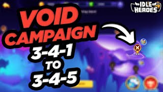 Idle Heroes  Void Campaign 341 to 345 [upl. by Deedee]