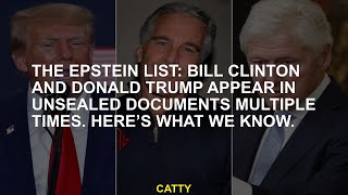 Epstein List Bill Clinton and Donald Trump appear many times many times [upl. by Anihtyc]