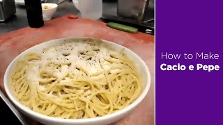 How to Make Cacio e Pepe  Featuring Jordan Frosolone of The Leopard at des Artistes [upl. by Eam]