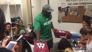 Lebron James Sends Letter amp Team Shoes to 7A State Champs Fort Myers Lady Wave [upl. by Ecyob930]