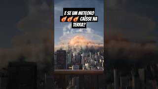 Simulação de meteoro atingindo a terra ☄️ Meteoro Impacto Destruição [upl. by Irahk]