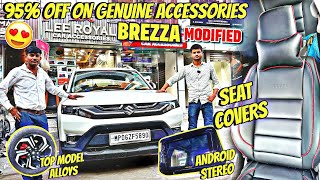 2024 Brezza Genuine Accessories ✅💥 Brezza Modification Base to top 💯 Heavy Discount Upto 90 Off 😱🔥 [upl. by Meid183]