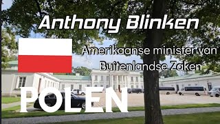 Vertrek van Antony Blinken Amerikaanse minister van Buitenlandse Zaken na een bezoek aan Polen [upl. by Abert136]