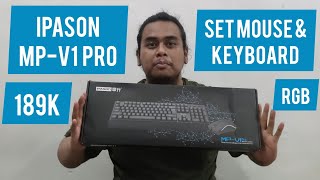 Ipason MPV1 Pro Keyboard amp Mouse  Unboxing amp Review [upl. by Merola606]