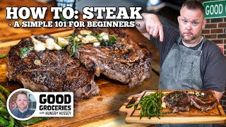 A Simple Steak Recipe for Beginners  Blackstone Griddles [upl. by Greyson934]