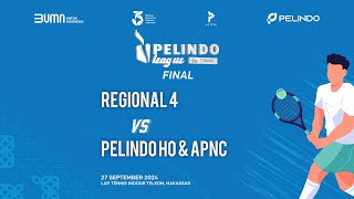 PELINDO LEAGUE TENNIS 2024 FINAL REGIONAL 4 VS HO amp APNC [upl. by Cordalia]