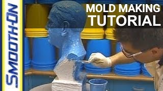 Mold Making Tutorial How To Make a BrushOn Rubber Mold of a Bust [upl. by Krefetz]